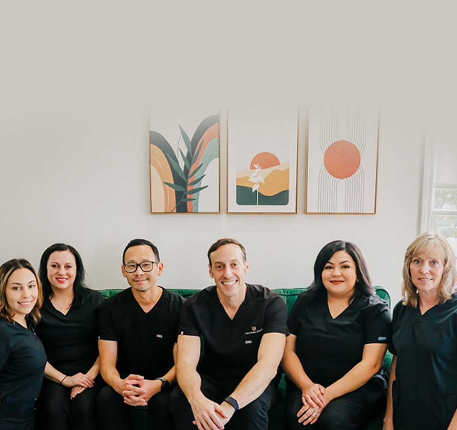 dental team at hallmark dental brentwood